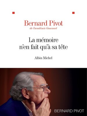 cover image of La Mémoire n'en fait qu'à sa tête